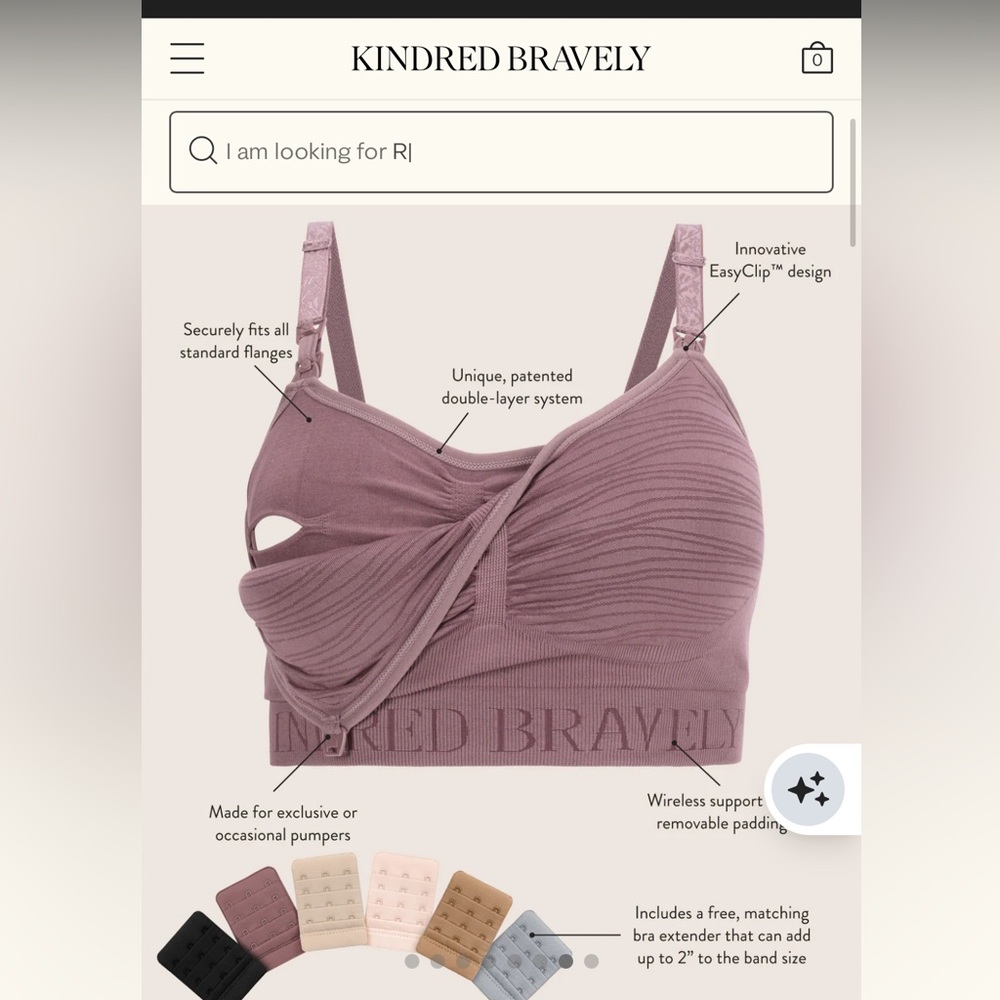 Kindred Bravely Nursing/Pumping Bra